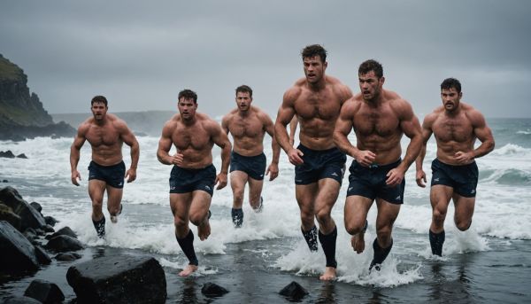 Comment les rugbymen utilisent les bains froids en mer